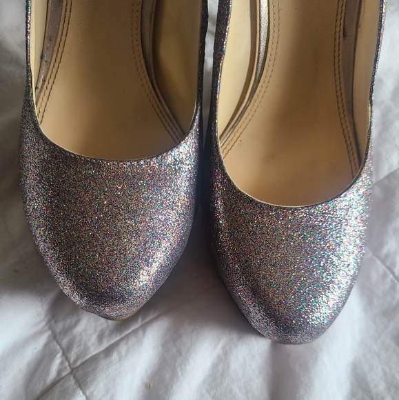 💕Enzo Angiolini sparkling pink heels - Picture 5 of 8